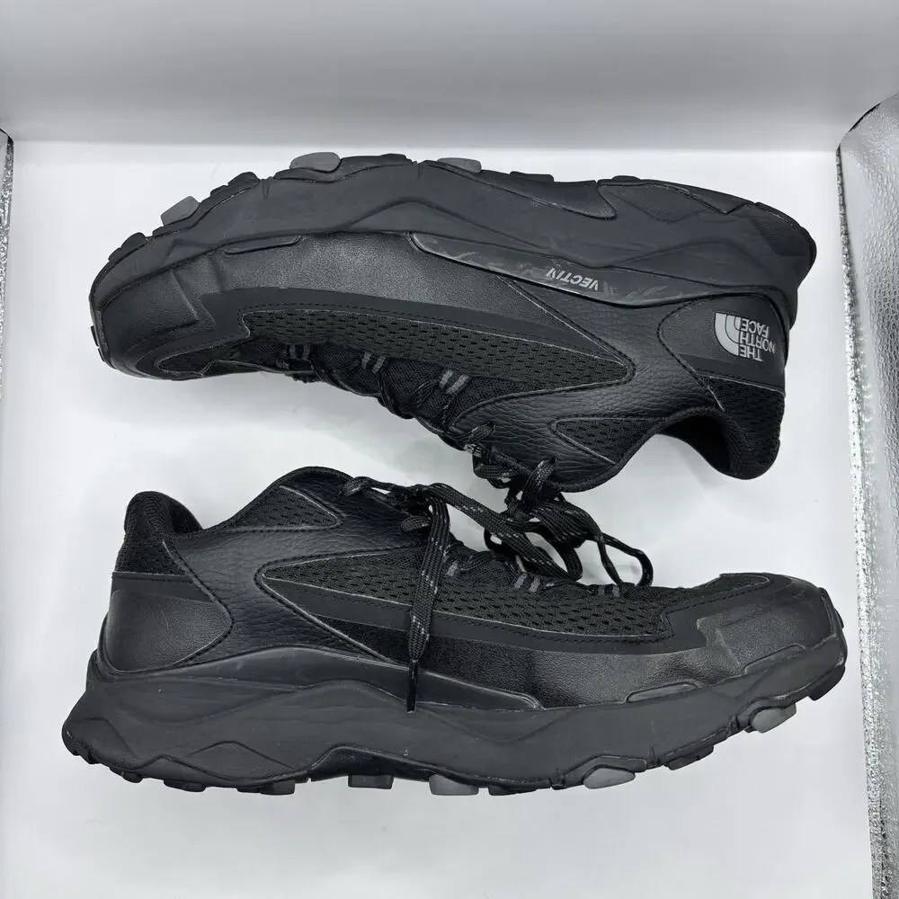 Men’s Size 9.5 - The North Face Vectiv Taraval Black Trail Running Hiking Shoes